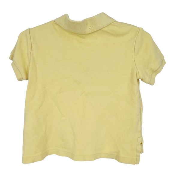 Ralph Lauren Yellow Half Button Down Baby Polo Shirt 18M - Picture 3 of 5